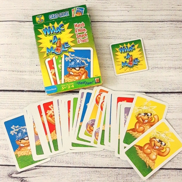 Whac-A-Mole Card Game COMPLETE (2009), Box Damage - Picture 2 of 16
